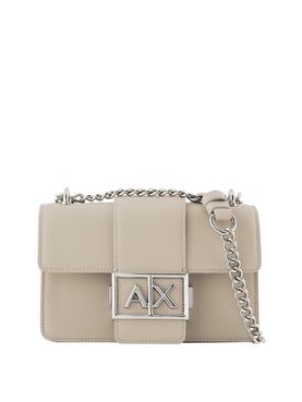 Armani Exchange Damen Umhängetasche - Elfenbein