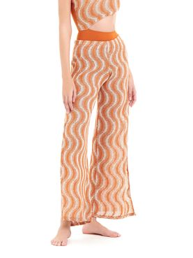 Pantalone Palazzo Cotazur da Donna - Arancione