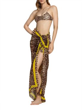 Pareo 4Giveness Real Leopard da Donna - Maculato