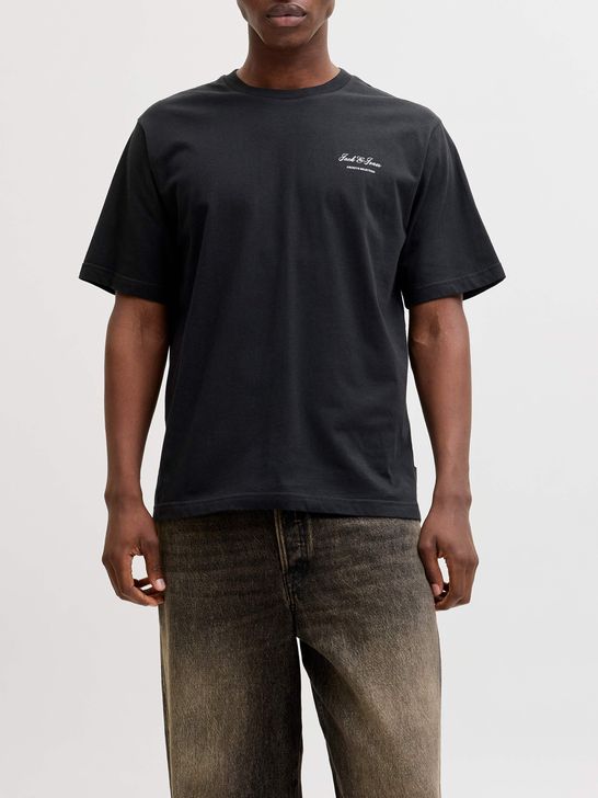 Jack and Jones Archive Grap T-shirt for Men - Black | Zedstore