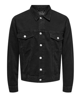 Only and Sons Jeansjacke für Männer - Schwarz