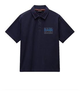 Polo Napapijri E-Cortona da Uomo - Blu