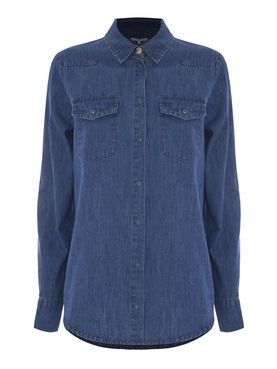 Camicia Jeans Kocca Pole da Donna - Denim