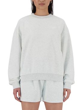 Felpa New Balance French Terryda Donna - Grigio