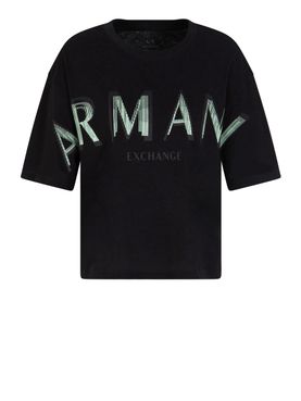 T-shirt Armani Exchange da Donna - Nero