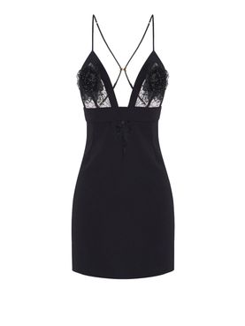 Elisabetta Franchi Mini Dress Black - Women's