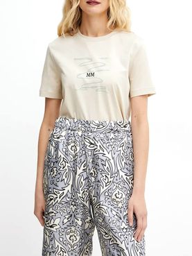 T-shirt Max Mara Uta da Donna - Beige