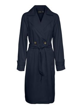 Vero Moda Trench Coat Blue - Women's