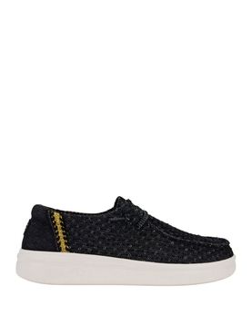 Slip On Hey Dude Wendy Rise Perf Canvas for Women - Black