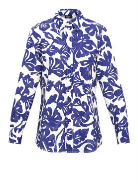 Emme Marella Tritone Women's Patterned Shirt - Blue