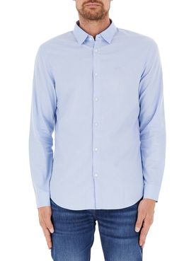 Camicia Casual Armani Exchange da Uomo - Celeste
