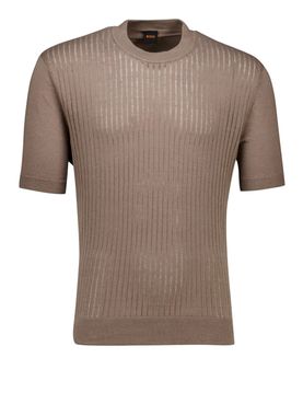Maglia Hugo Boss Ajordino da Uomo - Beige