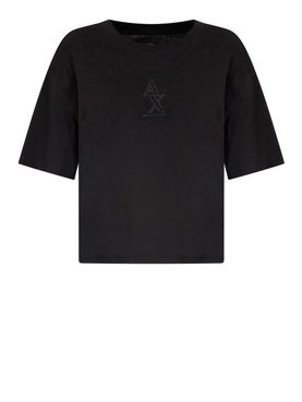 T-shirt Armani Exchange da Donna - Nero