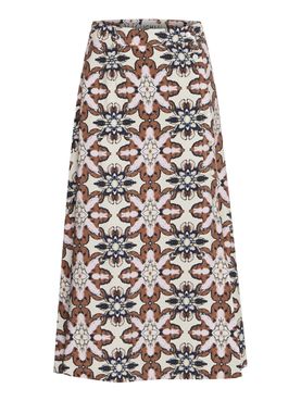 Ichi Ihzasha Women's Longuette Skirt - Multicolored
