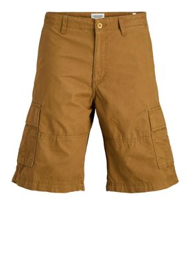 Shorts Jack e Jones Tcole Mateo Cargo da Uomo - Beige