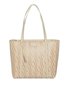 Armani Exchange Shopping Bag Beige - Women's