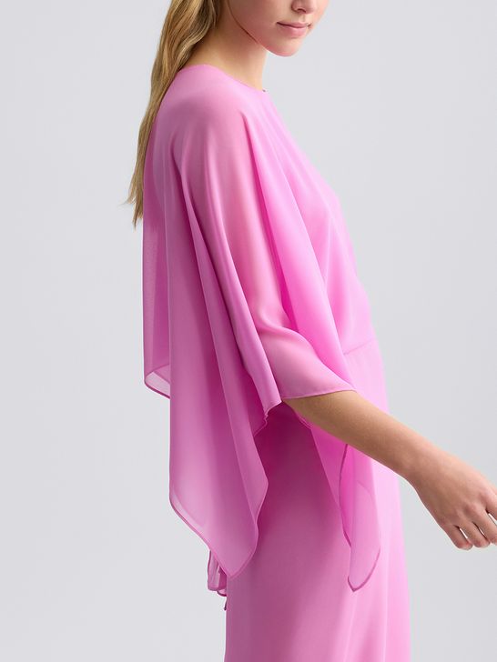 ワンピース LIU JO Woman Dress Multicolor CA5342TS074 M9258 Liu Jo Longuette Dress Fuchsia - Women's | Zedstore