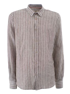 Yes Zee Casual Shirt Brown - Men's
