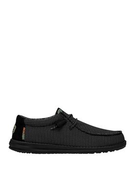Slip On Hey Dude Wally Sport Mesh da Uomo - Nero
