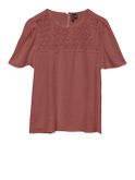 blusa vero moda da donna - bordeaux