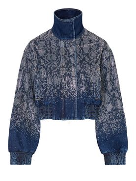 Liu Jo Women's Short Bomber Jacket - Denim