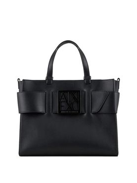 Borsa Shopper Armani Exchange da Donna - Nero