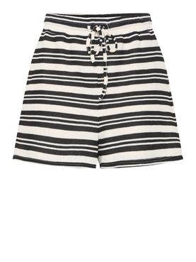 Shorts Sportivi Ichi Ihmarlenna da Donna - Bianco Nero