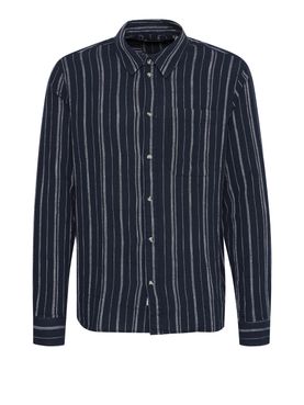 Camicia Casual Solid da Uomo - Blu